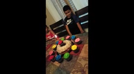 He thought it was a rocket!