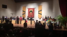 Stage calling during graduation