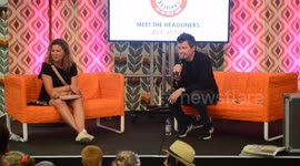 RICK ASTLEY SINGS WITH 4 YEAR OLD CHILD AT CAMP BESTIVAL