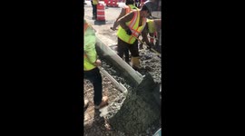 New York street construction