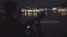 2min hosted news package - photographers capture blood moon lunar eclipse from Tasmania
