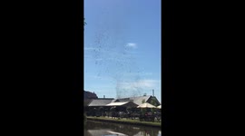 Mini-twister captured on film in UK