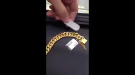 How to caught Fake gold chain