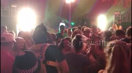 PC JASON COX SHOWS OFF HIS DANCE MOVES AT CAMP BESTIVAL