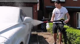 Volvo detailing clean