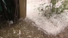 Hailstones the size of golf balls hit Colorado during severe storm