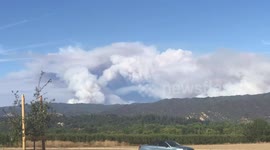 Smoke seen from Mendocino Complex fires