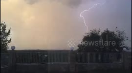 Arizona monsoon storm time-lapse