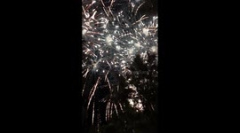 Extreme fireworks show