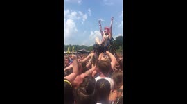 Wheelchair Crowd Surf at Vans Final Warped Tour