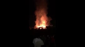 Factory goes up in flames as large fire breaks out in western Connecticut