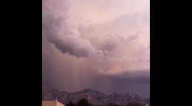 Tremendous storm in Tucson, Arizona