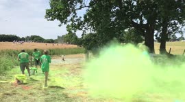 Colour Run 2018 Slo-Mo’s Iron Works Oswestry.