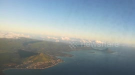 Landing On Mauritius Island - Indian Ocean -  South Coast