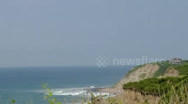 Cliff Beaches at Mohecan Bluffs, Block Island RI