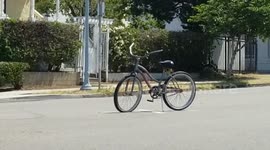 Bike In The Middle Of Road