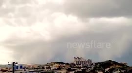 La impresionante llegada del Huracán Odile a Los Cabos