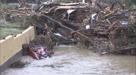 Dramatic aftermath of flash floods in southern France