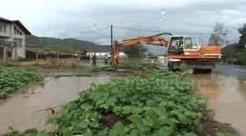 Heavy rain and flash floods in Romania