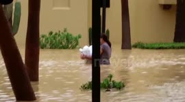Destruction at Mexican hotel caused by Hurricane Odile