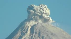 Impressive Fumarole Volcano  colima mexico