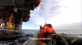 One month on a North Sea oil platform in 2.5 minutes
