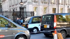 Black Cab Protest In Central London
