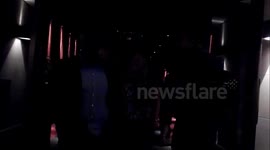 Mollie King Departs Resturant
