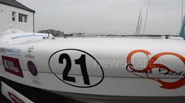 powerboats arrive to plymouth devon this weekend with guests from viper airboats uk
