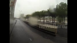 Inondations Montpellier rives du Lez 29 Septembre 2014 Alerte rouge
