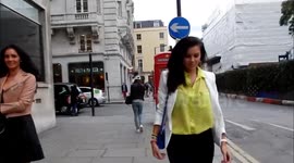 Imogen Thomas attends website launch in London