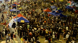 pro-democracy protesters are occupying the streets around Hong Kong 1497
