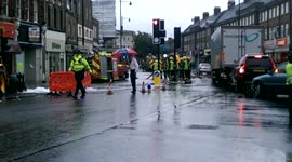 Burst Water Main Twickenham.2