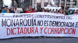 Represión Manifestación 4 Octubre Rodea la Dictadura 4/10/2014