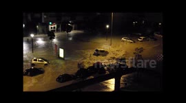 Inondation Montpellier Nord Bonne Qualité Vidéo