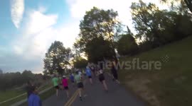 2014 Mill Race Marathon...and the train