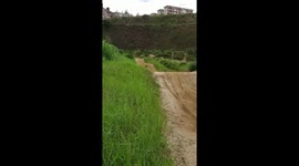 Motocross jump slowmotions