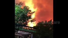 Sky turns an apocalyptic orange as Carr fire rages on
