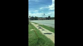 Candidate Trump Motorcade