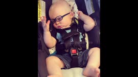 Baby Finds Hands for First Time