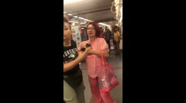 Subway passenger steals phone that she thought had recorded her racist rant