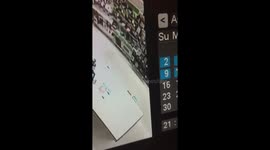 Employee slips on wet floor