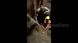 Girl, 3, rescued from borewell after being trapped for 30 hours