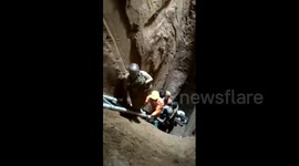 Girl pulled out of 110-feet deep borewell after 30 hours