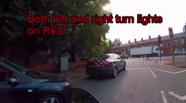 Illegal right turn and on the phone