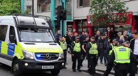 Huge Police presence at a football derby in London (Spurs Vs Arsenal)