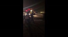 Executive Video of Airplane Drift off the Runway and Evacuated in Riyadh