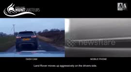 Hunt supporter apologises after trashing car belonging to group of demonstrators