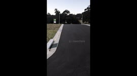 Child’s tried riding her scooter down a hill for the first time and falls