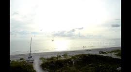 Timelapse photography of gulf mega storm